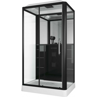 Душевая кабина GROSSMAN GR-227L 120x90x225 чёрная