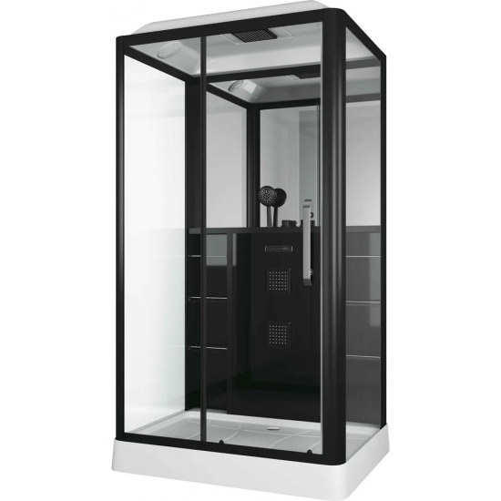 Душевая кабина GROSSMAN GR-227L 120x90x225 чёрная