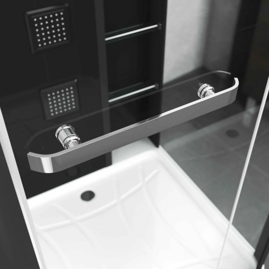 Душевая кабина GROSSMAN GR-227L 120x90x225 чёрная