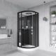 Душевая кабина GROSSMAN GR-241 100x100x215 чёрная