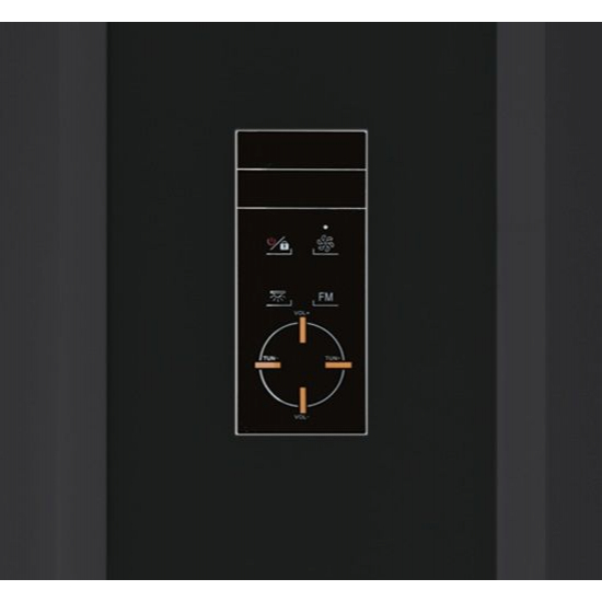 Душевая кабина GROSSMAN GR-242 120x120x215 чёрная