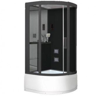 Душевая кабина GROSSMAN GR-244 100x100x215 чёрная