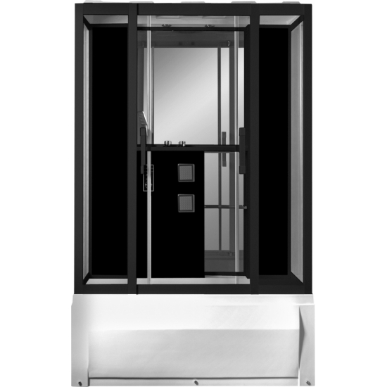 Душевая кабина GROSSMAN GR-245 150x85x225 чёрная