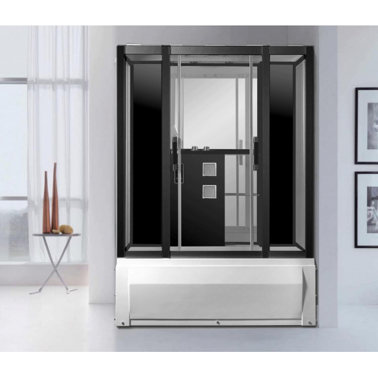 Душевая кабина GROSSMAN GR-247 170x85x225 чёрная