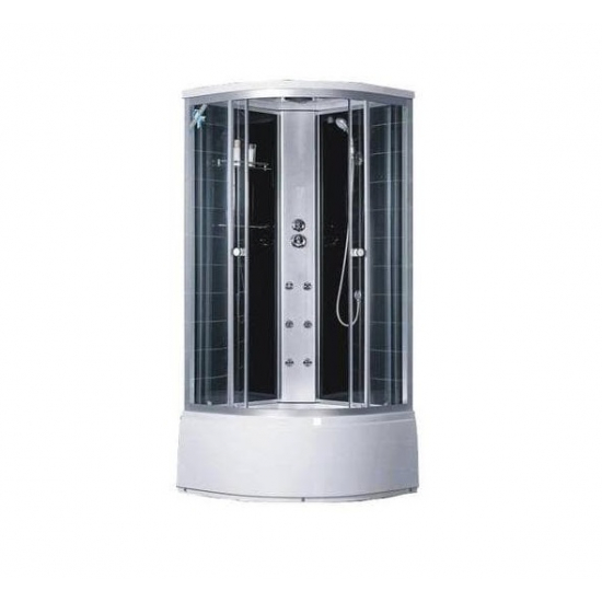 Душевая кабина LORANTO CS-001  90x90x220 с высоким поддоном, с сиденьем