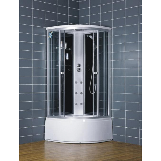 Душевая кабина LORANTO CS-001  90x90x220 с высоким поддоном, с сиденьем