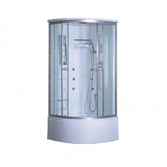 Душевая кабина LORANTO CS-002  80x80x220 с высоким поддоном, с сиденьем