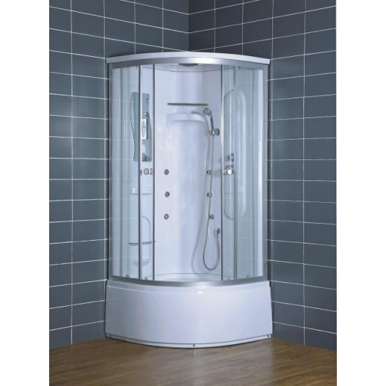 Душевая кабина LORANTO CS-002  80x80x220 с высоким поддоном, с сиденьем