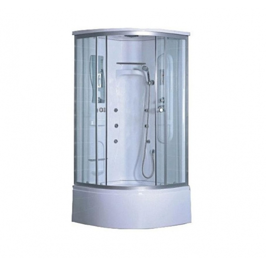 Душевая кабина LORANTO CS-002  90x90x220 с высоким поддоном, с сиденьем