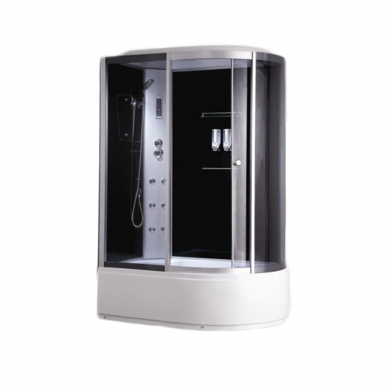 Душевая кабина LORANTO CS-007-2L 135x85x220 с высоким поддоном, с сиденьем