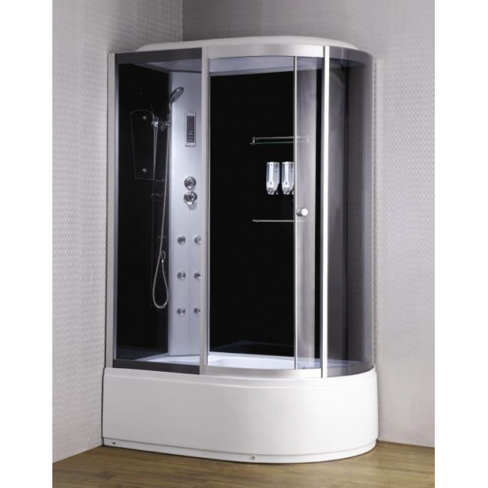 Душевая кабина LORANTO CS-007-2L 135x85x220 с высоким поддоном, с сиденьем