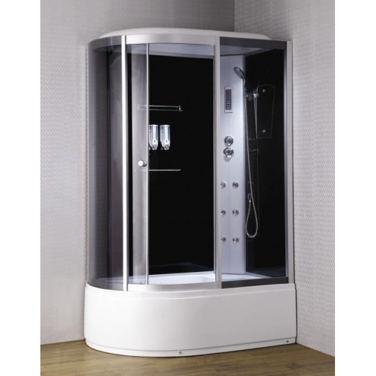 Душевая кабина LORANTO CS-007-2R 135x85x220 с высоким поддоном, с сиденьем