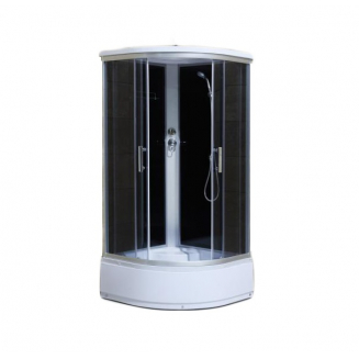 Душевая кабина LORANTO CS-1000A HI 100x100x215 с высоким поддоном, с сиденьем