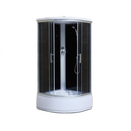 Душевая кабина LORANTO CS-1000A HI 100x100x215 с высоким поддоном, с сиденьем