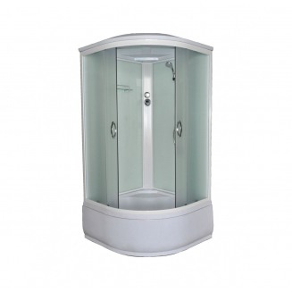 Душевая кабина LORANTO CS-1100 Hi F 110x110x215 с высоким поддоном, с сиденьем