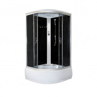 Душевая кабина LORANTO CS-1200 Hi G 120x120x215 с высоким поддоном, с сиденьем