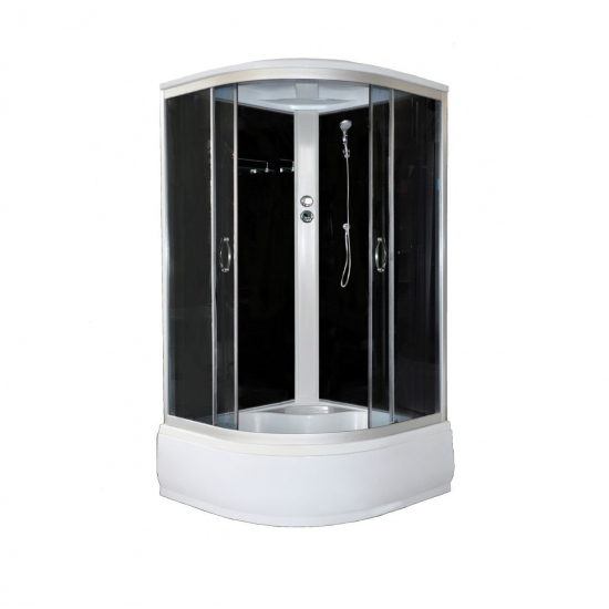 Душевая кабина LORANTO CS-1200 Hi G 120x120x215 с высоким поддоном, с сиденьем