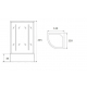 Душевая кабина LORANTO CS-1200 Hi G 120x120x215 с высоким поддоном, с сиденьем