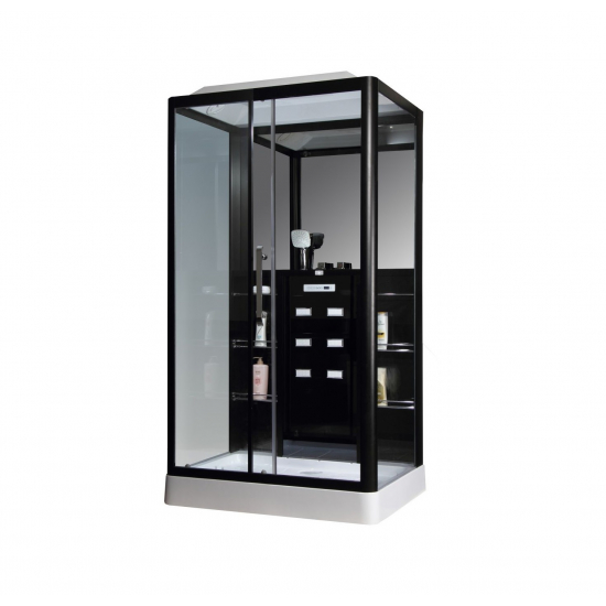 Душевая кабина LORANTO CS-129-3A L 150x90x215 чёрная