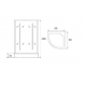 Душевая кабина LORANTO CS-1762A 90x90x200 без крыши