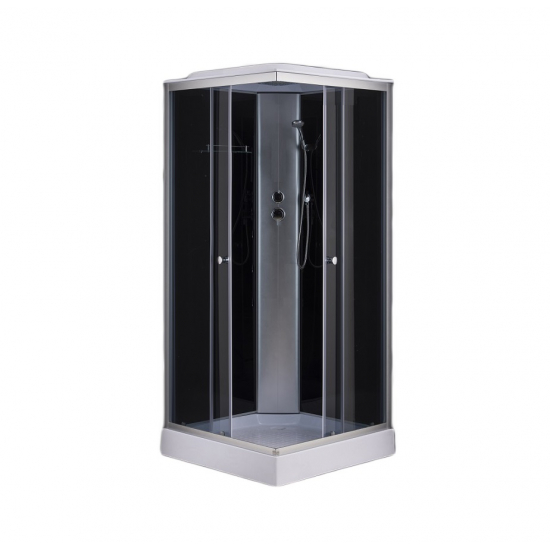 Душевая кабина LORANTO CS-6491G (CS-8072) 90x90x215 профиль сатин