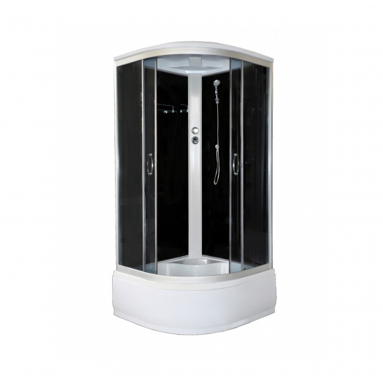 Душевая кабина LORANTO CS-900 HI SK G 90x90x215 с высоким поддоном, с сиденьем