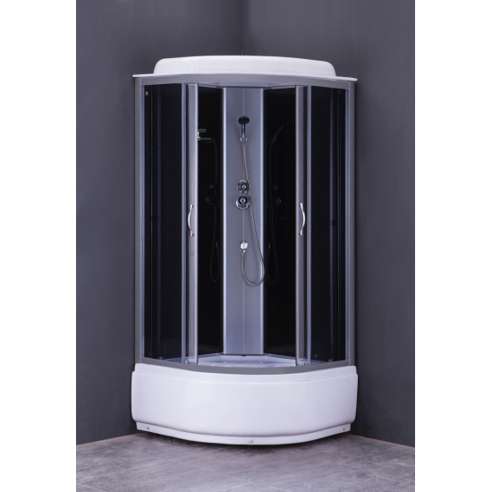 Душевая кабина LORANTO Sunway CS-6680 G 80x80x215 с высоким поддоном, с сиденьем