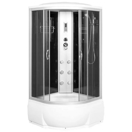 Душевая кабина MIRWELL MR 4709TP 90x90x214 с высоким поддоном, с сиденьем