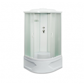 Душевая кабина MIRWELL MR3509TP-C3-RUS 90x90x215 с высоким поддоном, с сиденьем