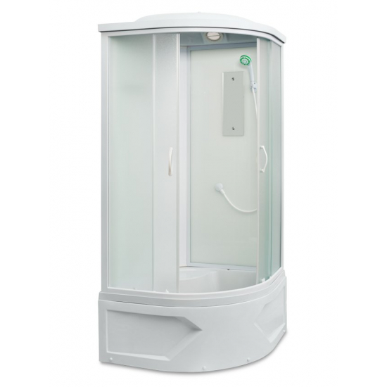 Душевая кабина MIRWELL MR3509TP-C3-RUS 90x90x215 с высоким поддоном, с сиденьем