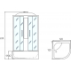 Душевая кабина МОНОМАХ 120/120/55 С МЗ
