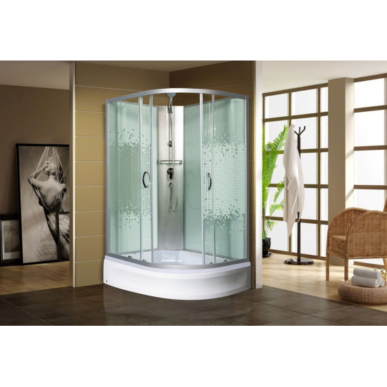 Душевая кабина МОНОМАХ  120/90/24 МЗ L без крыши