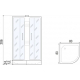 Душевая кабина МОНОМАХ  80/24 С МЗ без крыши