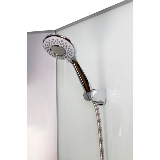 Душевая кабина NIAGARA Classic NG-2309-14BKG 100x100x200 см, с высоким поддоном, без крыши