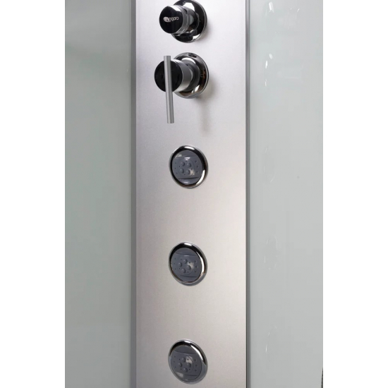 Душевая кабина NIAGARA Classic NG-2309-14BKG 100x100x200 см, с высоким поддоном, без крыши