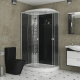 Душевая кабина NIAGARA Eco NG-4512-14L 120x80x215 BLACK с низким поддоном