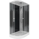 Душевая кабина NIAGARA Eco NG-4512-14R 120x80x215 BLACK с низким поддоном
