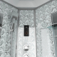 Душевая кабина NIAGARA Luxe NG-7710W 100x100x220 серебро, с высоким поддоном, с сиденьем