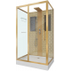 Душевая кабина NIAGARA Luxe NG-7711GBK 120x90x210 золото, без крыши