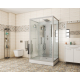 Душевая кабина NIAGARA Luxe NG-7711WBK 120x90x210 серебро, без крыши
