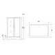 Душевая кабина NIAGARA Luxe NG-7711WBK 120x90x210 серебро, без крыши
