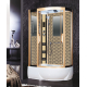 Душевая кабина NIAGARA Luxe NG-7712GL 120x80x220 золото, с высоким поддоном, с сиденьем
