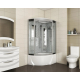 Душевая кабина NIAGARA Luxe NG-7712WR 120x80x220 серебро, с высоким поддоном, с сиденьем