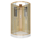 Душевая кабина NIAGARA Luxe NG-7715GBK 90x90x210 золото, без крыши