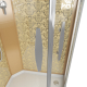 Душевая кабина NIAGARA Luxe NG-7715GBK 90x90x210 золото, без крыши