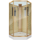 Душевая кабина NIAGARA Luxe NG-7717GBK 100x100x210 золото, без крыши
