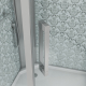Душевая кабина NIAGARA Luxe NG-7717WBK 100x100x210 серебро, без крыши