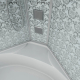Душевая кабина NIAGARA Luxe NG-7744W 120x120x225 серебро, с высоким поддоном, с сиденьем
