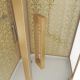 Душевая кабина NIAGARA Luxe NG-7799GBK 90x90x210 золото, с низким поддоном, без крыши