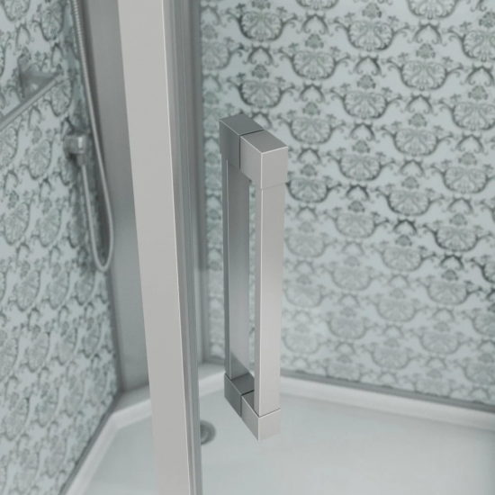 Душевая кабина NIAGARA Luxe NG-7799WBK 90x90x210 серебро, с низким поддоном, без крыши